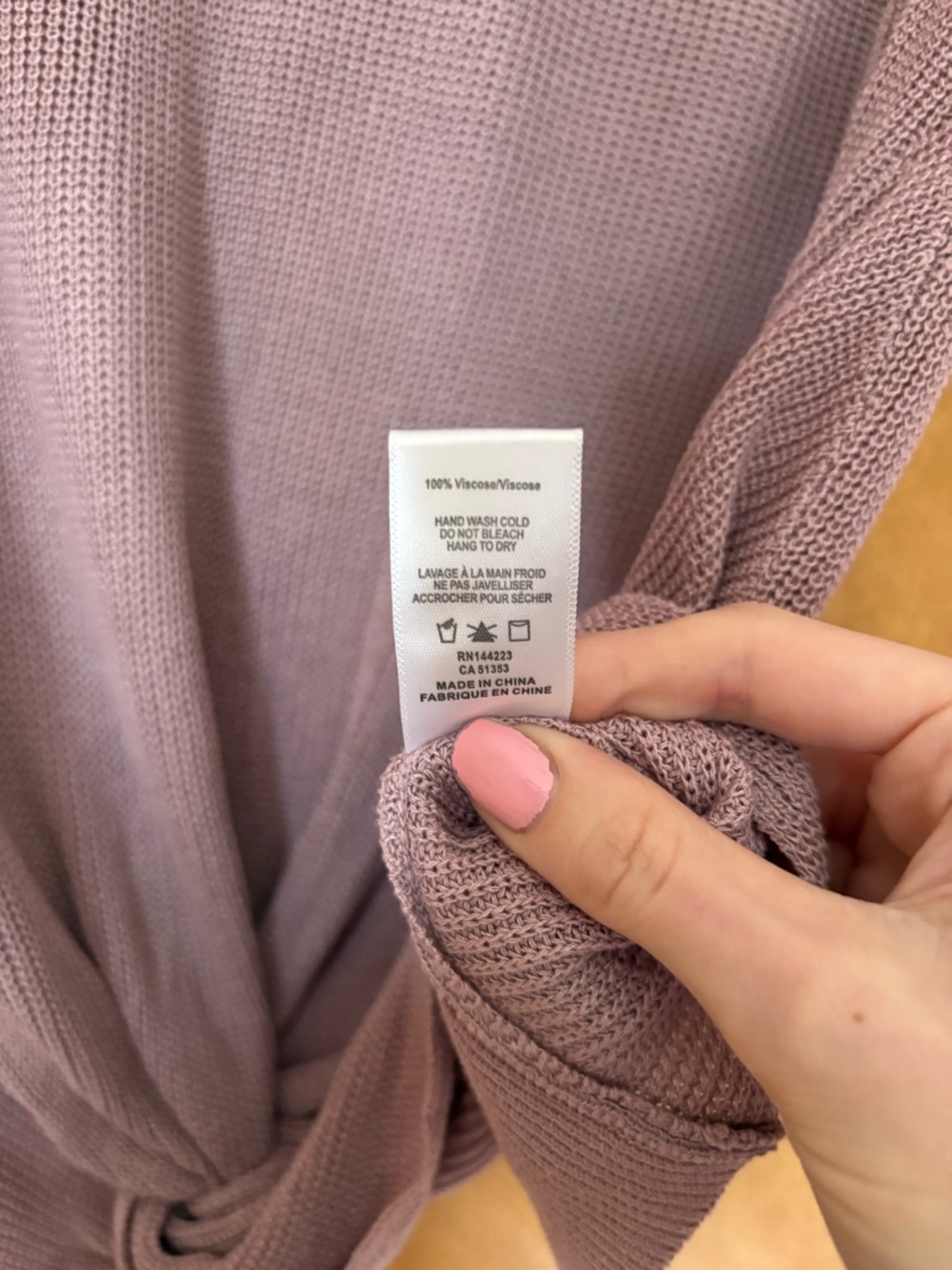 Bishop + Young Mauve Bonita Sweater - Picture 4 of 4